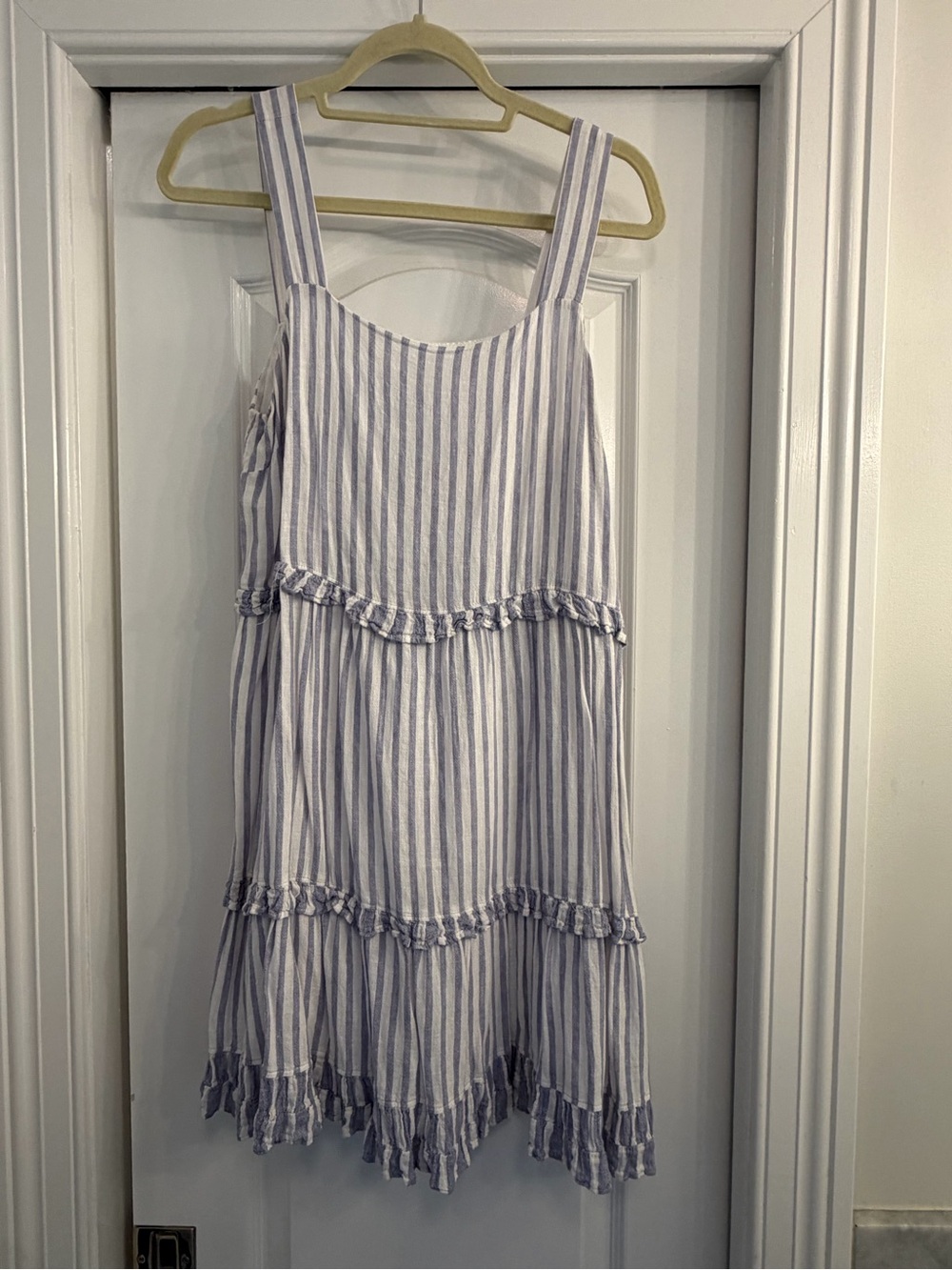 Rails Sandy Dress White and Blue Striped Summer Dress